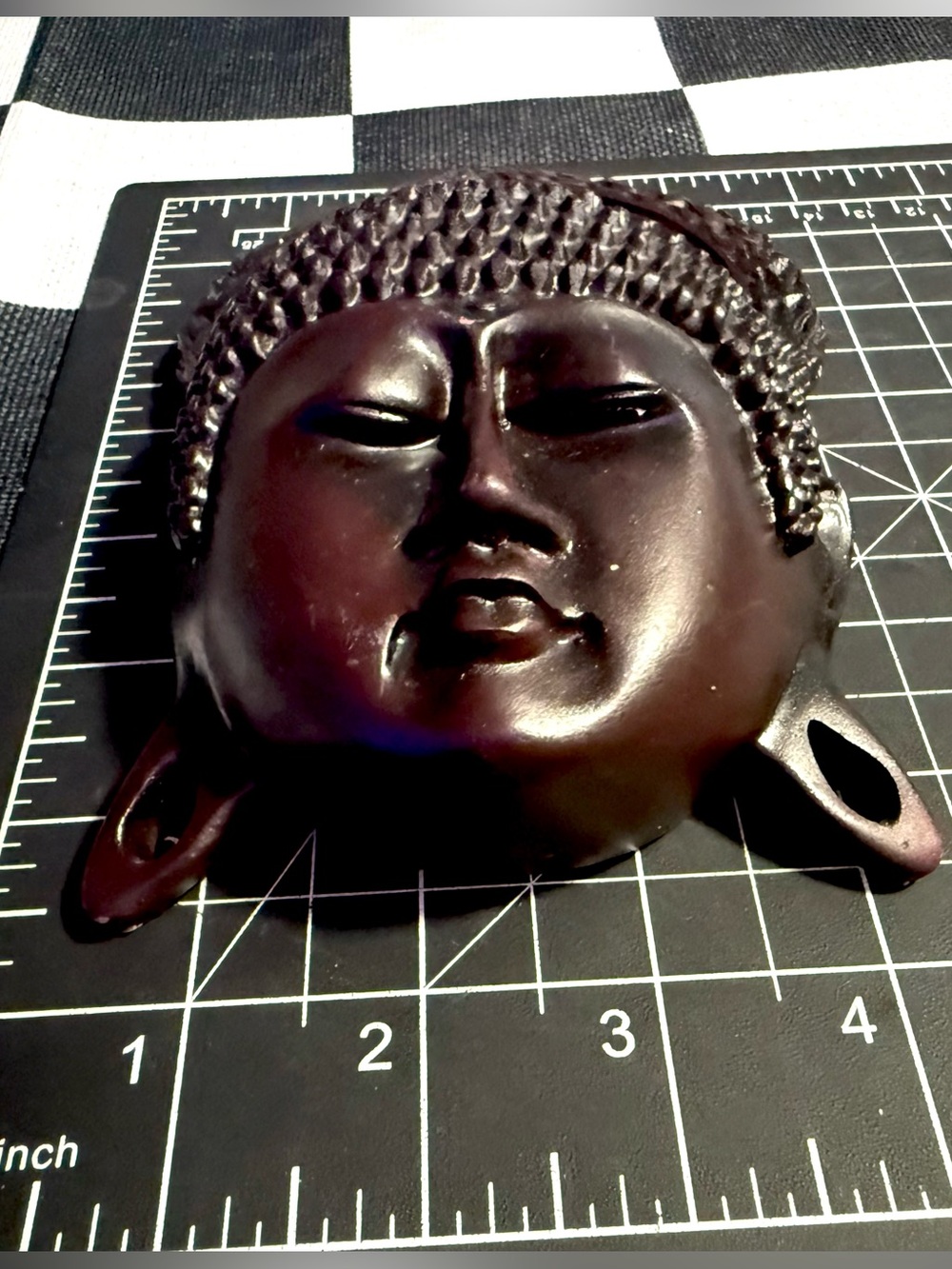 Eastern Enlightenment Buddha Head Wall Decor - Picture 2 of 7